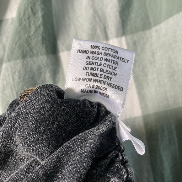 Parsley & Sage Eleanor Cargo Jeans Womens S Faded Black Baggy - Picture 8 of 12